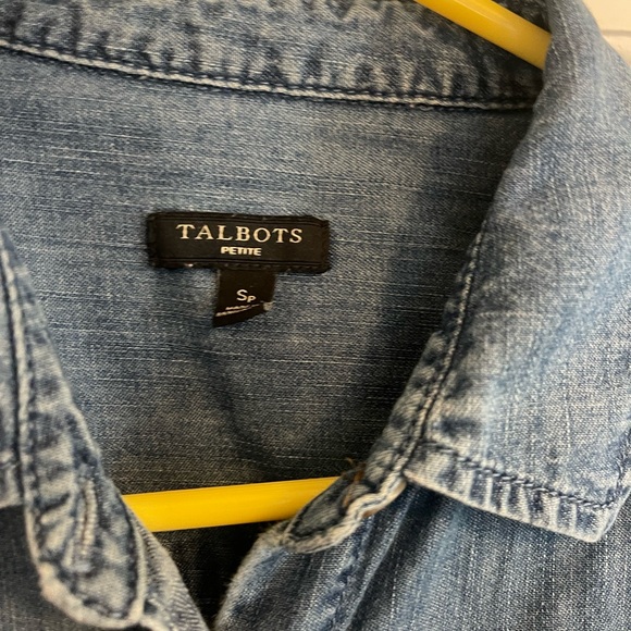 Talbots Denim Button down - Picture 3 of 4